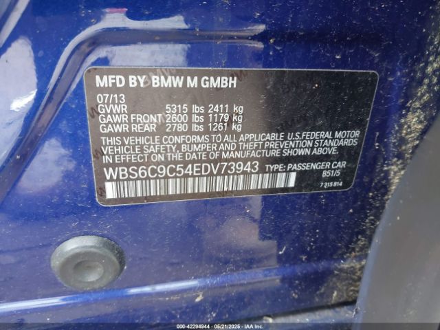 2014 BMW M6 WBS6C9C54EDV73943 Photo 8