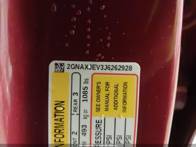 2018 CHEVROLET EQUINOX 2GNAXJEV3J6262928 Photo 8