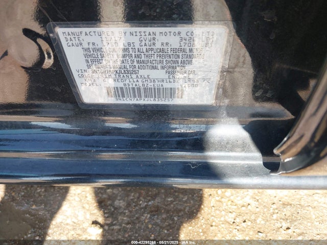 3N1CN7APXJL835257 Nissan 2018