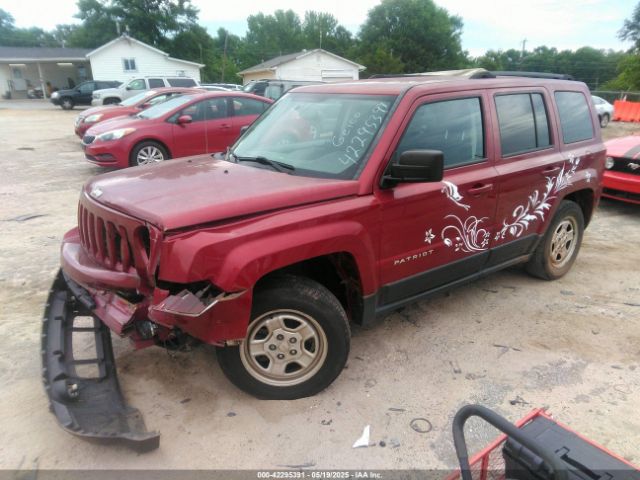 1C4NJPBB4HD120690 Jeep Patriot Sport Fwd