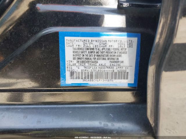 2024 NISSAN SENTRA 3N1AB8CV6RY344894 Photo 8