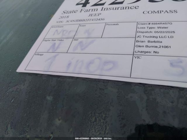 2018 JEEP COMPASS 3C4NJDBB2JT432456 Photo 6