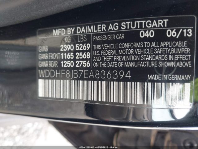 WDDHF8JB7EA836394 Mercedes-Benz E 350 4matic