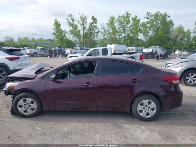 3KPFK4A77JE167925 KIA FORTE LX