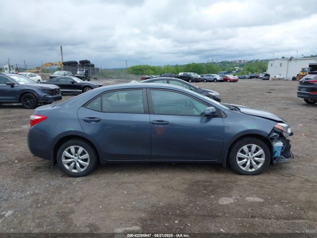 2T1BURHE1GC682906 Toyota COROLLA LE