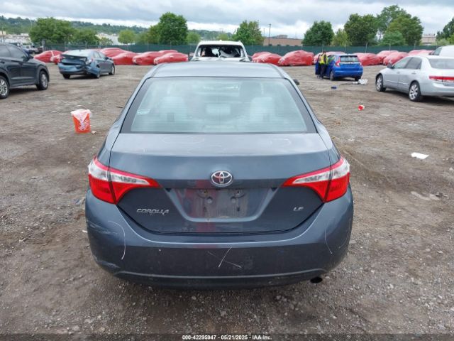 2T1BURHE1GC682906 Toyota COROLLA LE