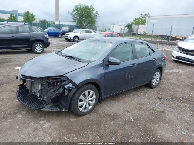 2T1BURHE1GC682906 Toyota COROLLA LE