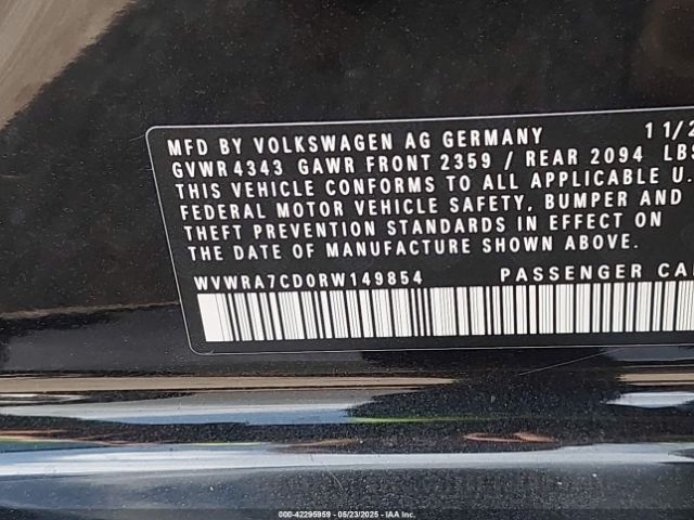2024 VOLKSWAGEN GOLF GTI WVWRA7CD0RW149854 Photo 8