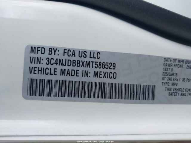 2021 JEEP COMPASS 3C4NJDBBXMT586529 Photo 8