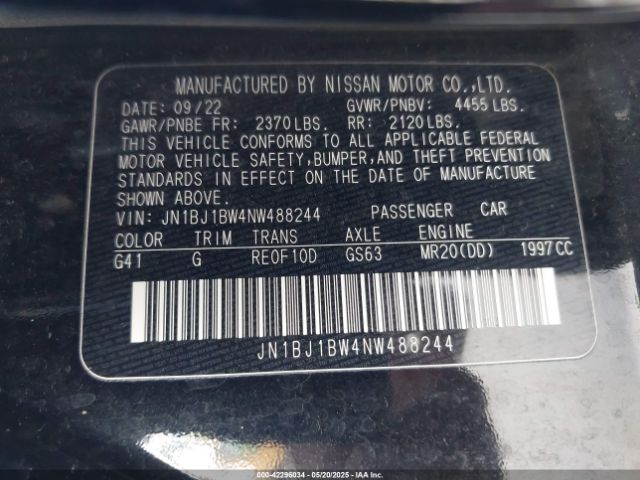 2022 NISSAN ROGUE SPORT JN1BJ1BW4NW488244 Photo 8