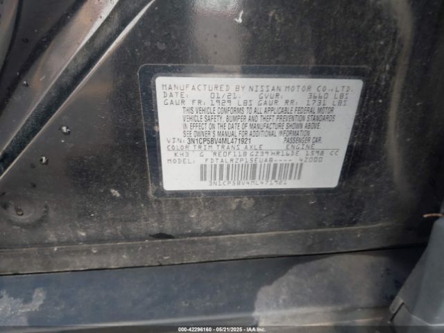 2021 NISSAN KICKS 3N1CP5BV4ML471921 Photo 8
