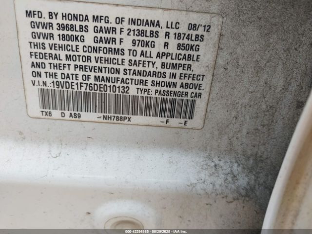 2013 ACURA ILX 19VDE1F76DE010132 Photo 8