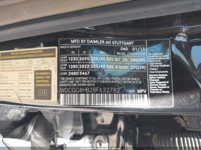 2011 MERCEDES-BENZ GLK 350 WDCGG8HB2BF632782 Photo 8