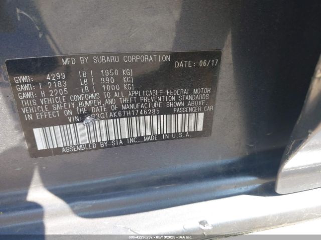 4S3GTAK67H1746285 Subaru Impreza 2.0i Sport