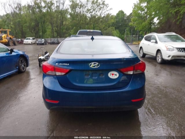 KMHDH4AE6GU619146 Hyundai ELANTRA SE