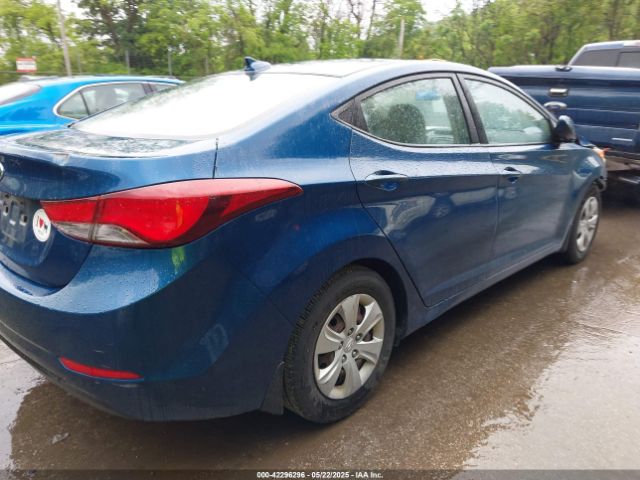 KMHDH4AE6GU619146 Hyundai ELANTRA SE