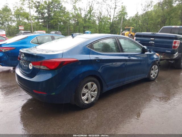 KMHDH4AE6GU619146 Hyundai ELANTRA SE