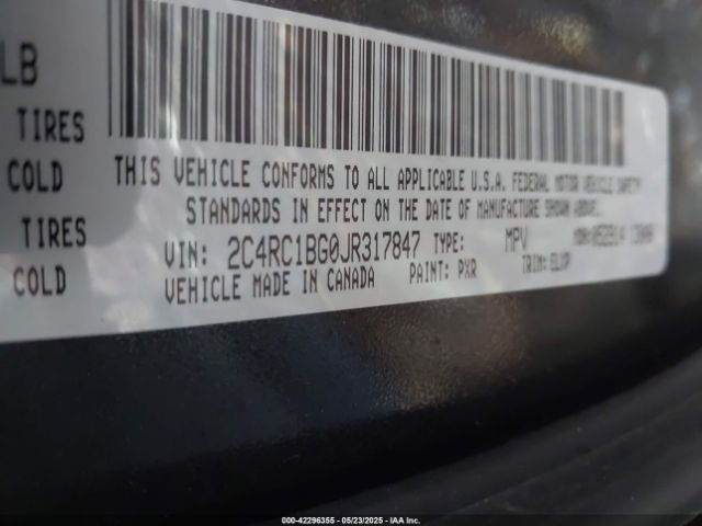 2018 CHRYSLER PACIFICA 2C4RC1BG0JR317847 Photo 8