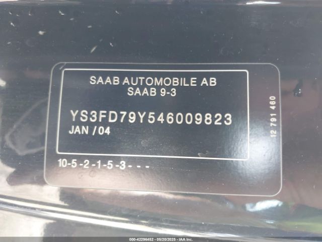 2004 SAAB 9-3 YS3FD79Y546009823 Photo 8