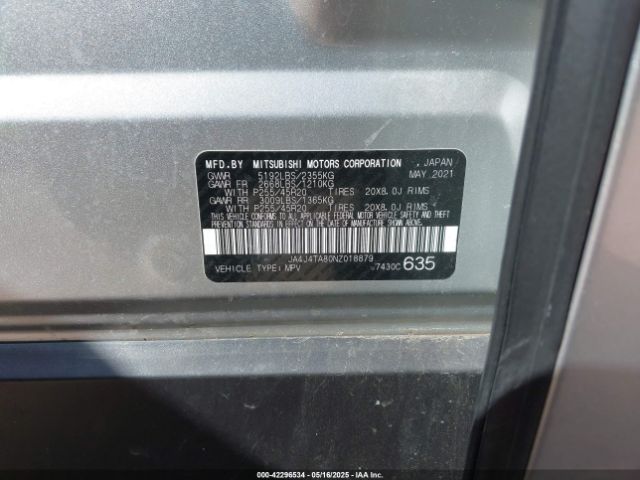 2022 MITSUBISHI OUTLANDER JA4J4TA80NZ018879 Photo 8