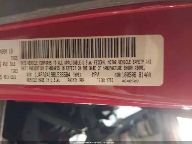 2008 JEEP WRANGLER 1J4FA24198L536584 Photo 8