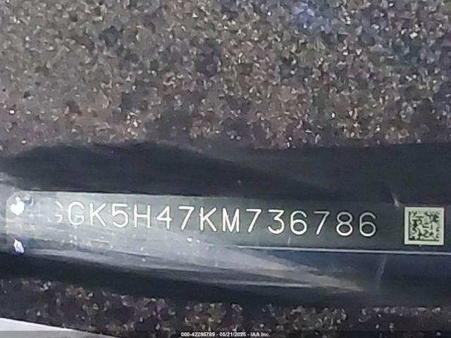 3HGGK5H47KM736786 Honda FIT LX