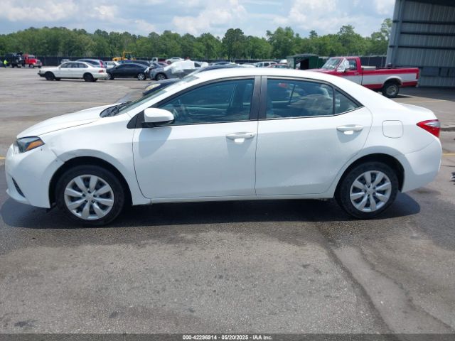 5YFBURHE9GP521784 Toyota COROLLA LE