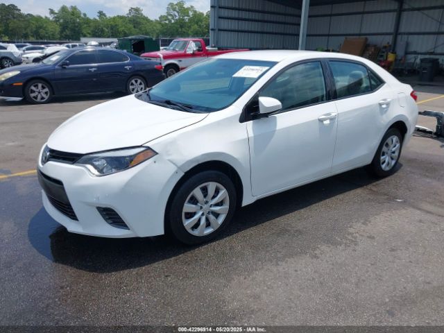 5YFBURHE9GP521784 Toyota COROLLA LE