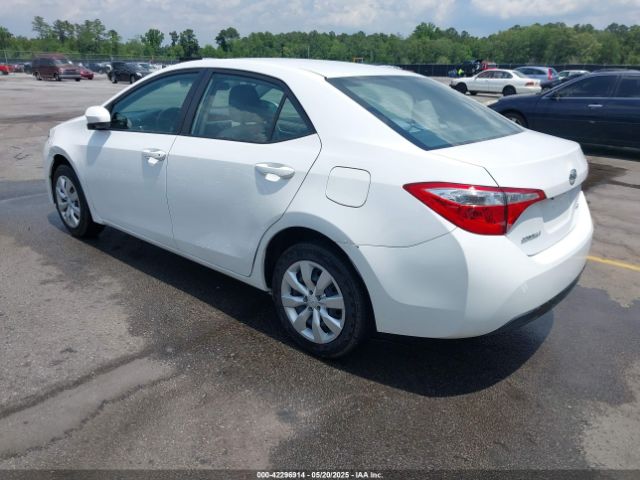 5YFBURHE9GP521784 Toyota COROLLA LE