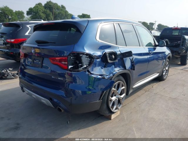 2021 BMW X3 5UXTY3C01M9F26580 Photo 3