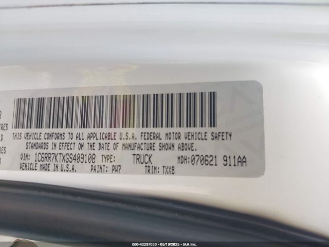 2016 RAM 1500 1C6RR7KTXGS409108 Photo 8