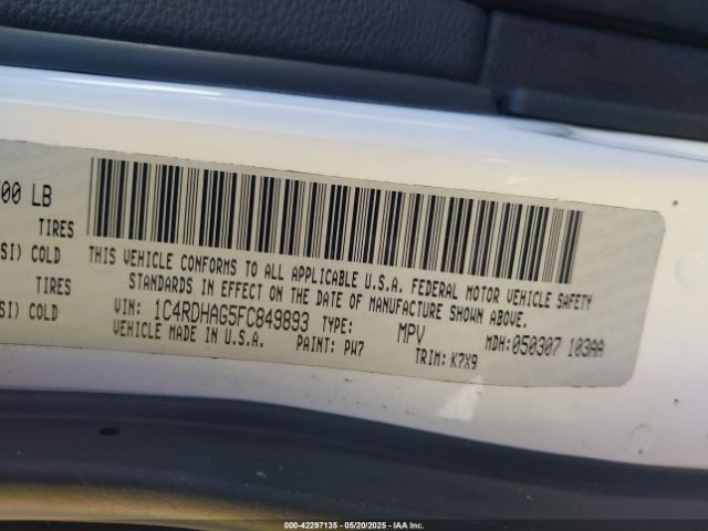 2015 DODGE DURANGO 1C4RDHAG5FC849893 Photo 8