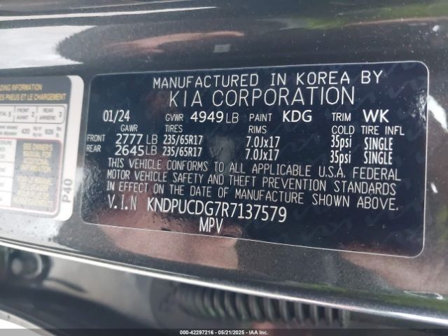 KNDPUCDG7R7137579 KIA Sportage Hybrid Lx