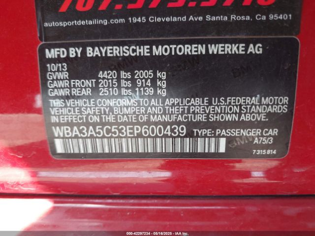 WBA3A5C53EP600439 BMW 328I