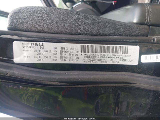 2018 DODGE DURANGO 1C4RDJDG5JC408907 Photo 8