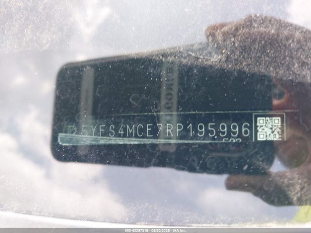 5YFS4MCE7RP195996 Toyota COROLLA SE