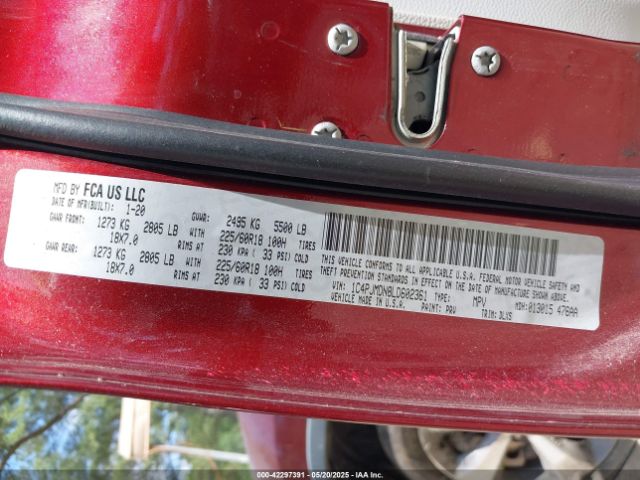 2020 JEEP CHEROKEE 1C4PJMDN8LD602361 Photo 8