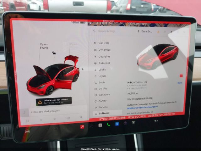 5YJ3E1EB8JF119898 Tesla Model 3 Long Range/performance