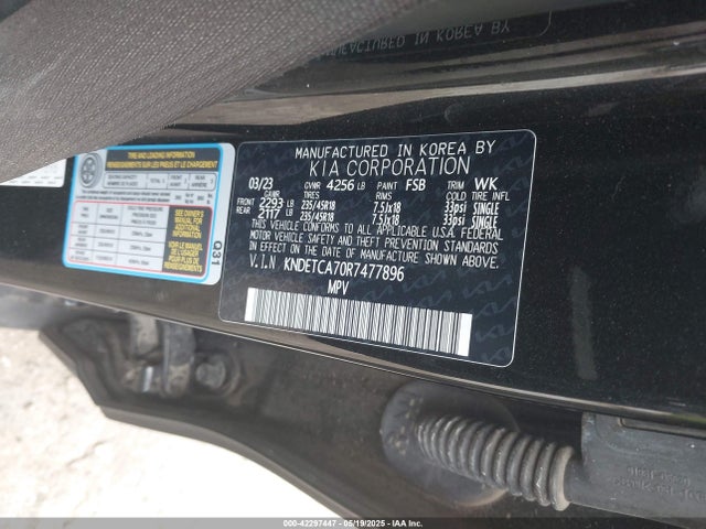 KNDETCA70R7477896 KIA t-gdi gamma-ii