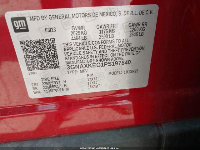 2023 CHEVROLET EQUINOX 3GNAXKEG1PS197840 Photo 8