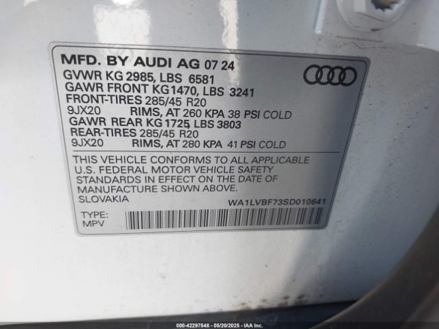2025 AUDI Q7 WA1LVBF73SD010641 Photo 8