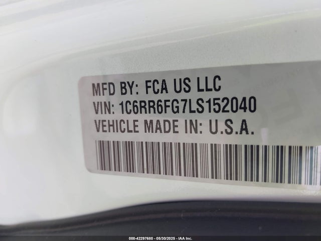 RAM 2020 2020 1C6RR6FG7LS152040 Image 9
