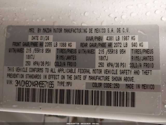 2024 MAZDA CX-30 3MVDMBCM4RM657165 Photo 8