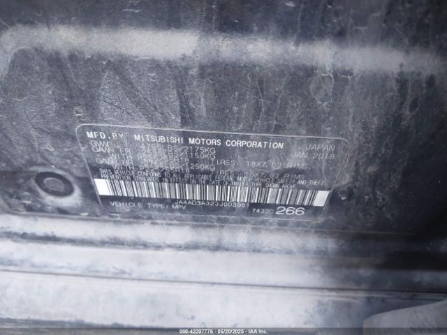 JA4AD3A32JJ003961 Mitsubishi mivec