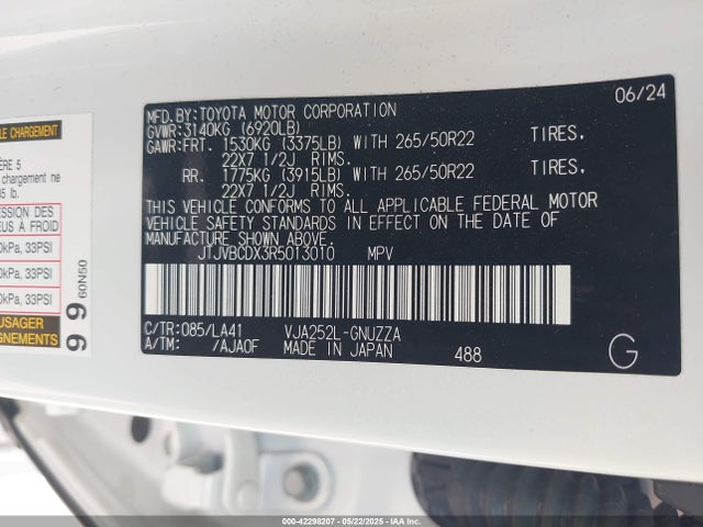 Lexus v35a-fts 2024 JTJVBCDX3R5013010 Image 9