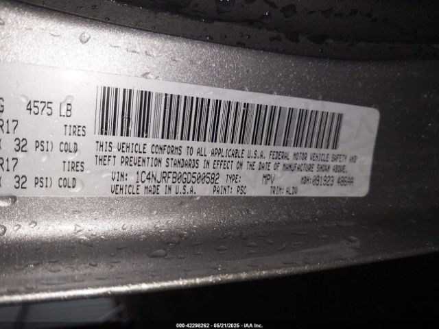 2016 JEEP PATRIOT 1C4NJRFB0GD500582 Photo 8