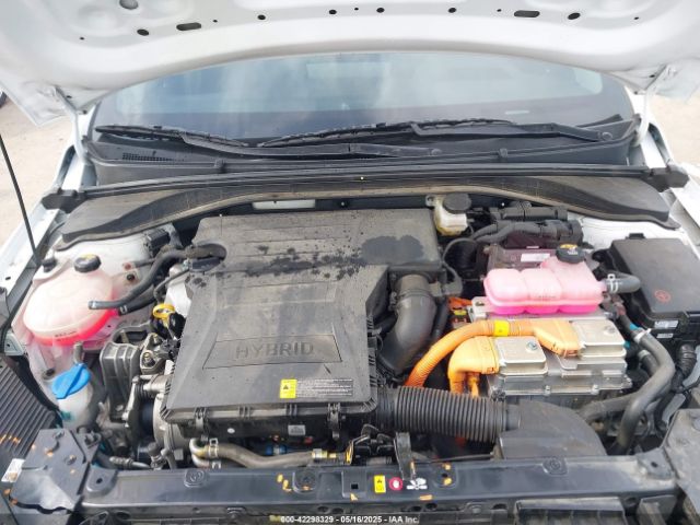 KMHC65LC3NU268499 Hyundai Ioniq Hybrid Blue
