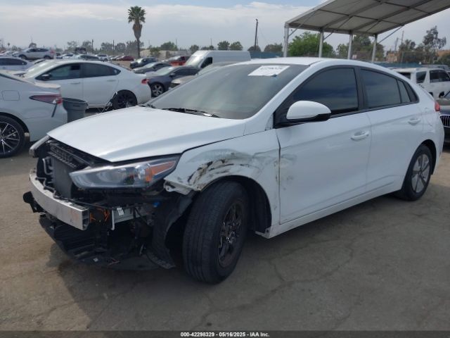 KMHC65LC3NU268499 Hyundai Ioniq Hybrid Blue