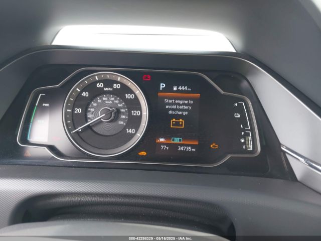 KMHC65LC3NU268499 Hyundai Ioniq Hybrid Blue