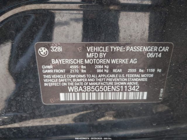 WBA3B5G50ENS11342 BMW 328i Xdrive